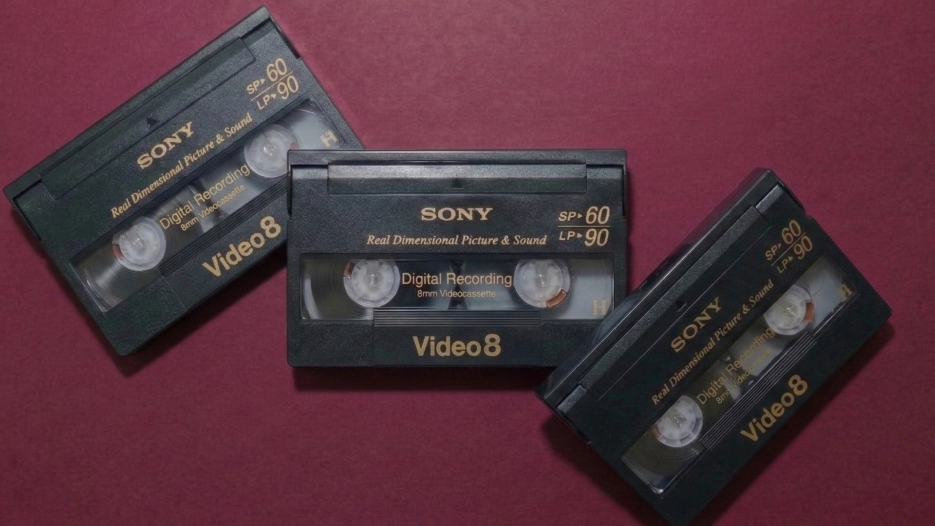 Standard Video8 analogue cassette