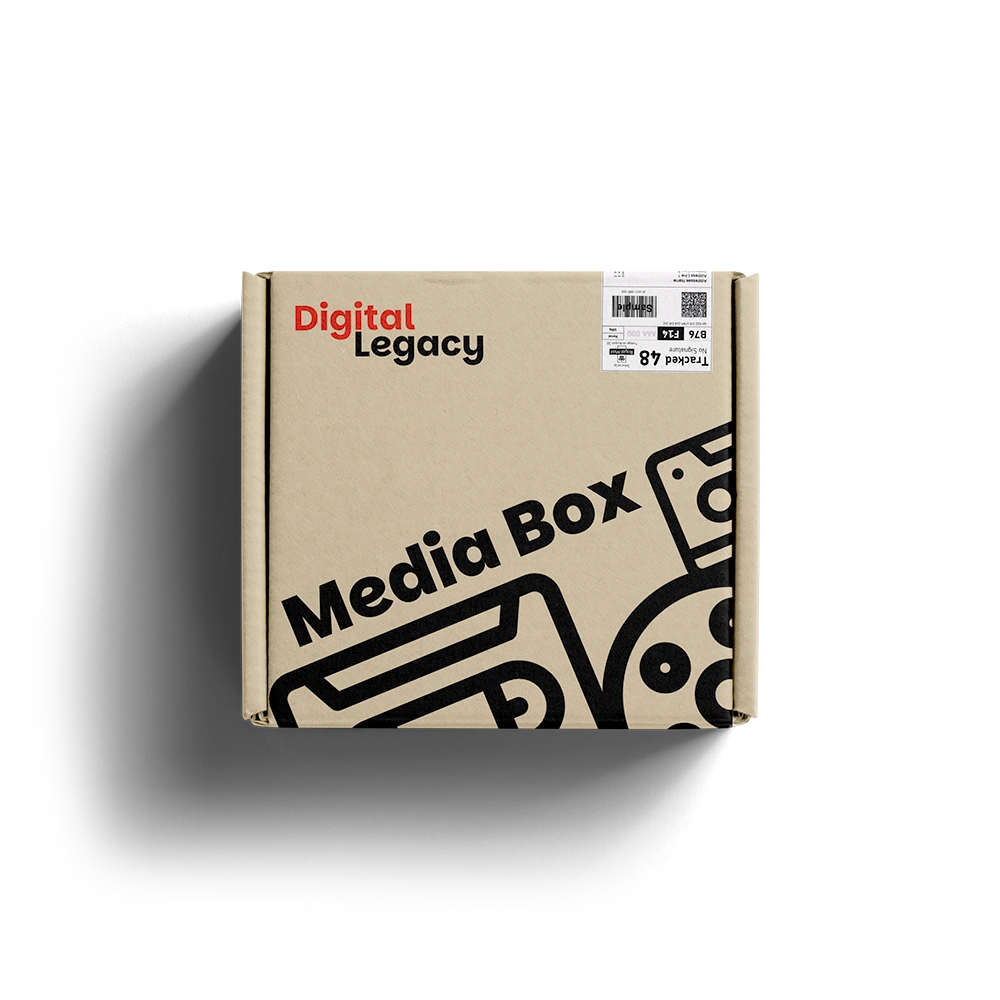Digital Legacy free media shipping box