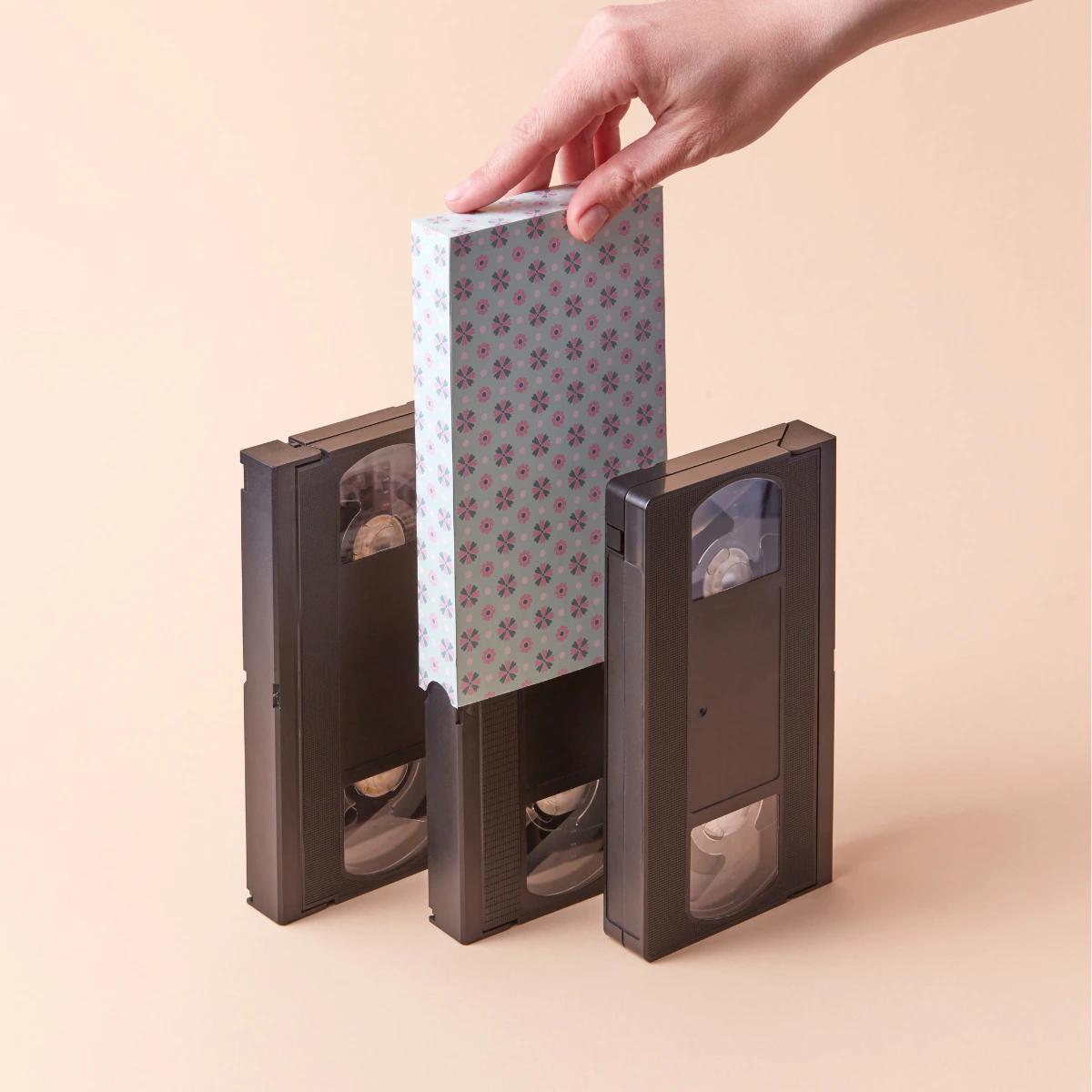 Classic large VHS cassette — the Video Home System format used for UK home video from the 1970s–2000s